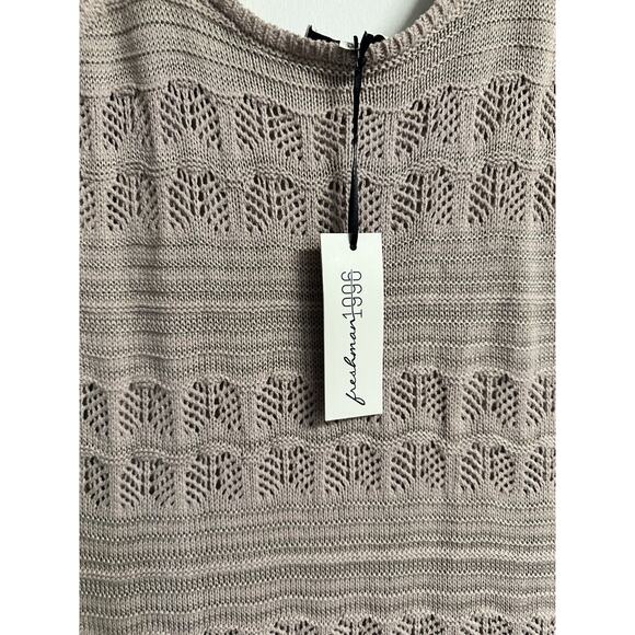 New With Tags freshman 1996 Crochet Tank Dress Size L - Picture 3 of 3